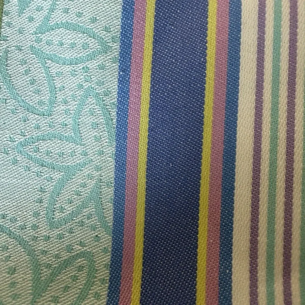 XOCHI Melisande Lilac Striped Cloth Dinner Napkins Set of 3 Cotton 22x22 NWT New